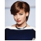 Short Monofilament With Bangs Human Hair Wigs