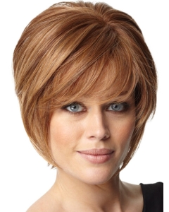 Best Auburn Straight Short Celebrity Wigs