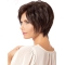 6" Straight Brown Boycuts Short Wigs
