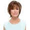 Style 100% Hand-tied Straight Brown Short Wigs