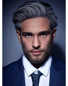 New Straight Capless Short Men Wigs