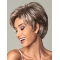 Brown Shining Layered Straight Short Wigs