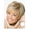 Affordable Cropped Blonde Capless Synthetic Wigs