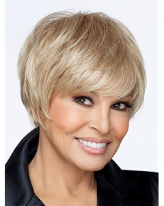Sassy Monofilament Boycuts Blonde Short Wigs