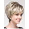 Lady Layered Blonde Capless Human Wigs
