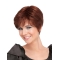 Red Designed Boycuts Straight Short Wigs