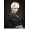 Young Fashion Powerful Short White Mono Capless Human Wigs