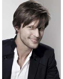 New Short Straight Black Men Wigs