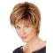 Blonde Straight Synthetic Easy Short Wigs