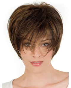 Lace Front Amazing Layered Straight Short Wigs