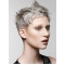 Young Fashion Grey Short Clean Lace Front Human Wigs