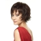 Brown Fashion Layered Straight Short Capless Synthetic Women Wigs