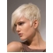 Young Fashion Platinum Blonde Short Layered Capless Synthetic Wigs