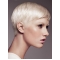 Young Fashion Platinum Blonde Yongthful Straight Short Capless Synthetic Women Wigs