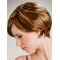 Hot Straight Short Blonde Boycuts High Quality Capless Synthetic Women Wigs