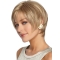 Blonde Straight Short Capless Synthetic Women Wigs