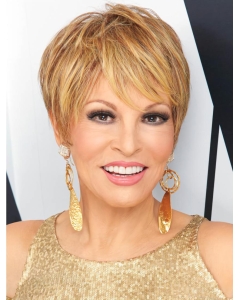 Beautiful Short Straight Blonde Boycuts Fashional Synthetic Women Wigs