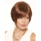 Traditiona Auburn Straight Lace Front Short Synthetic Women Wigs