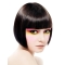 Style Black Straight Short Capless Human Hair Women Bob Wigs