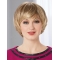 Fashional Short Straight Blonde Bobs High Quality Mono Synthetic Women Wigs