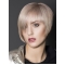 Young Fashion Platinum Blonde Layered Straight Short Capless Synthetic Women Wigs