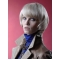 Young Fashion Platinum Blonde Soft Straight Short Lace Front Synthetic Women Bob Wigs