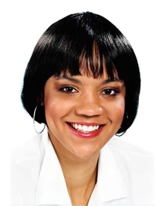 Amazing Black Straight Short Capless Synthetic African American Women Wigs