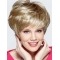  Comfortable Blonde Straight Short Capless Synthetic Women Wigs