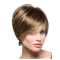 High Quality Brown Straight Short Capless Synthetic Women Bob Wigs