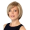 Blonde Short Straight Without Bangs Good Monofilament Synthetic Women Bobs Wigs