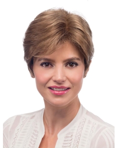 Blonde Straight Short Monofilament Synthetic Pleasing Women Wigs