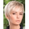 Refined Straight Boycuts Blonde Short Capless Synthetic Women Wigs