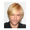 Glamorous Blonde Straight Short Capless Synthetic Men Wigs
