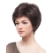 Monofilament New Boycuts Straight Short Synthetic Women Wigs For Cancer