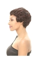 Stylish Brown Straight Short Capless Synthetic African American Women Wigs
