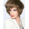 Monofilament Refined Straight Short  With Bangs Human Hair Women Wigs