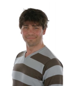 Brown Straight Short Capless Human Hair Men Wigs