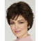 Short Black Wavy 8" Mono High Quality Classic Synthetic Women Wigs