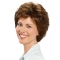 Short Brown Wavy 10" Capless Cheap Classic Synthetic Women Wigs