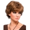 8" Short Blonde Wavy Synthetic Layered Lace Front Women Wigs