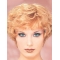 Wavy Auburn Short Monofilament Classical Human Hair Women Wigs