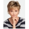  4" Wavy Short Brown Capless  Quality Synthetic Women Wigs