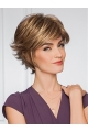 Brown 6" Wavy Short Capless Synthetic Women Wigs