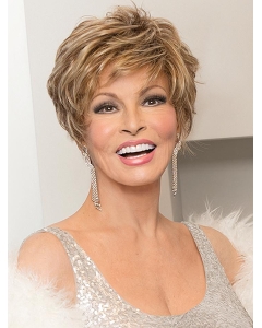 8" Wavy Blonde Classic Short Lace Front Synthetic Women Wigs