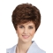  Classic Wavy 8" Short Brown Capless Synthetic Women Wigs