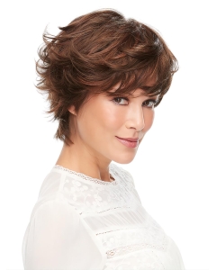 6" Wavy Short Hand-Tied Synthetic Women Wigs