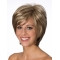 Real Blonde Layered Wavy Short 8" Lace Front Human Hair Women Wigs