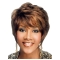 Beautiful Auburn Wavy Short Capless Human Hair African American Women Wigs