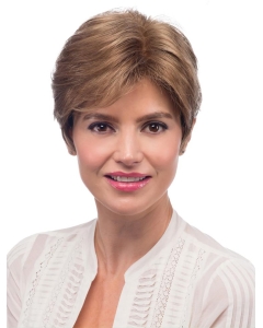  Blonde Wavy Short Monofilament Synthetic Women Wigs