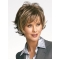 Brown Wavy Short High Quality Layered Capless Synthetic Women Wigs